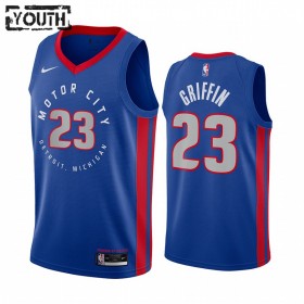 Detroit Pistons Blake Griffin 23 2020-21 City Edition Lasten Pelipaidat Swingman